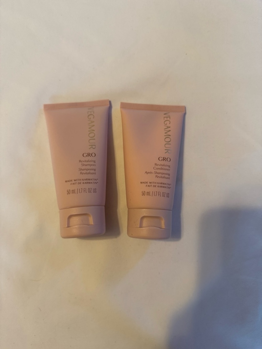 Vegamour shampoo and conditioner